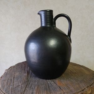 Ceramic Black Vase/Pitcher